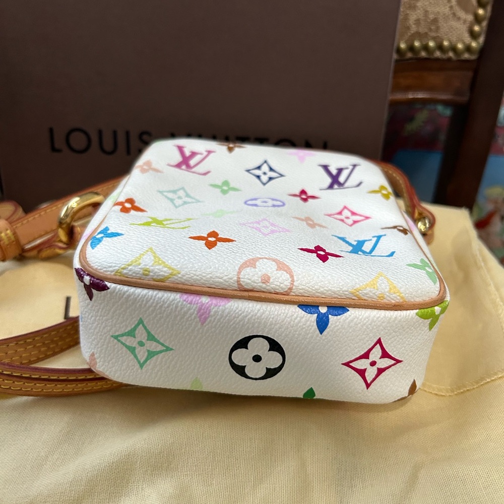 Louis Vuitton Rift Multicolore Takashi Murakami Limited Edition White Crossbody - Picture 9 of 16